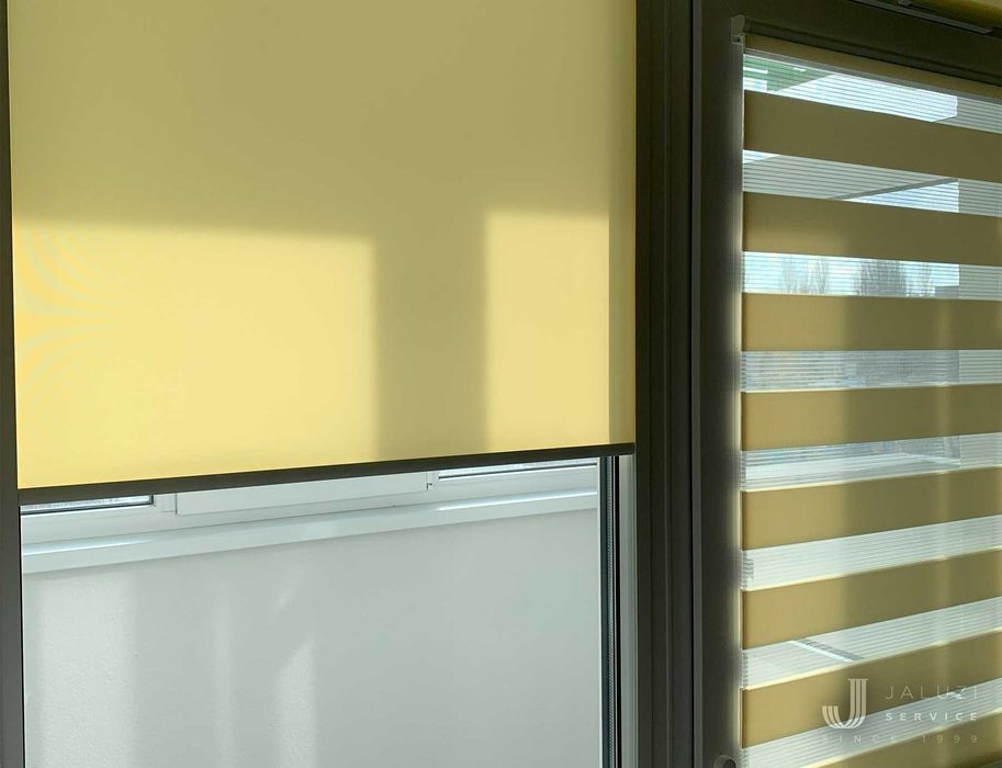 Жалюзи день ночь с бесплатным замером, Рулонные шторы Римские шторы D8