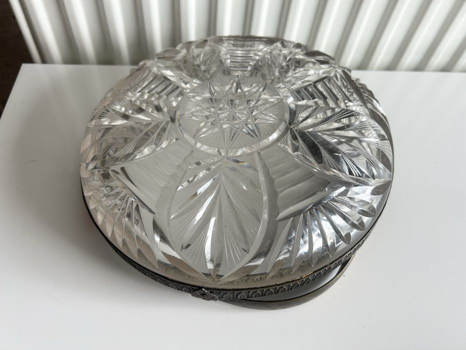 Bracia Henneberg kryształowa żardniera Szkoła Jazdy Konnej 1939r