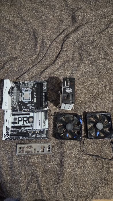 Płyta główna ASRocK B250 Pro4 + intel i5 7400 + chłodzenie