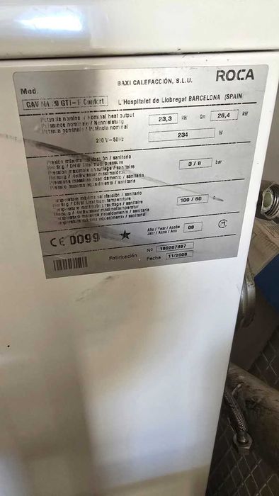 Caldeira a gasóleo Roca Gavina 20 GTI-F Confort