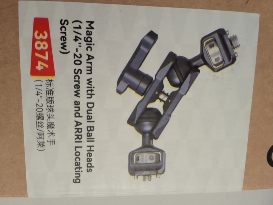 Smallrig uchwyt  2 głowice kulowe 1/4-20