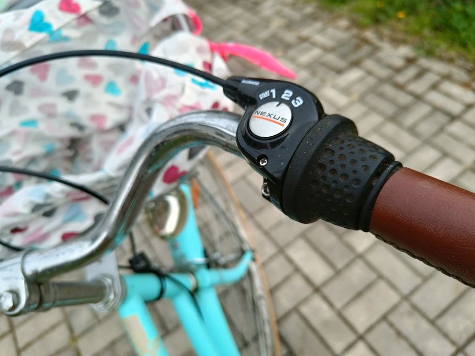 Rower miejski ---pistacja