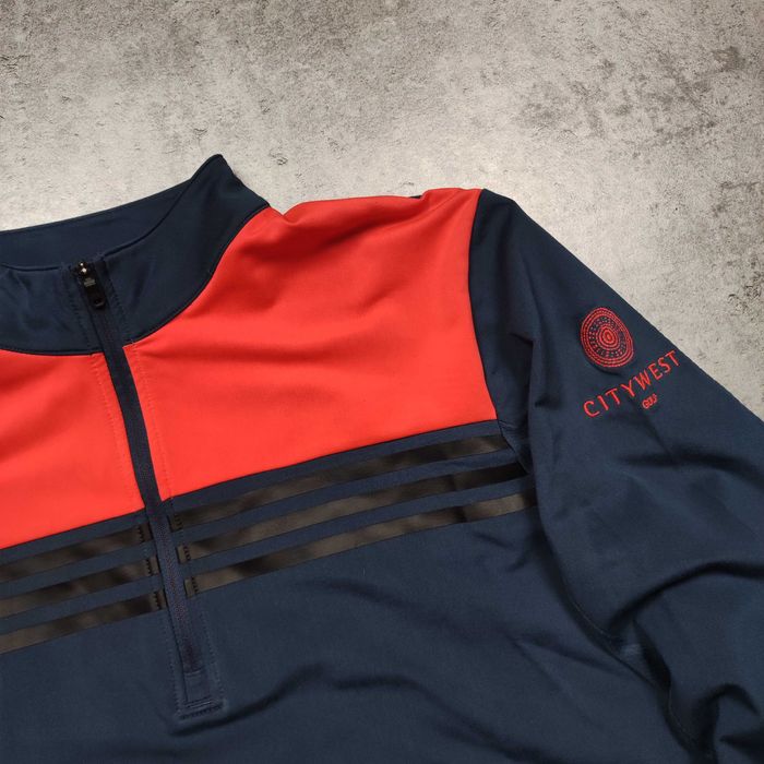 MĘSKA PREMIUM Bluza Suwak Adidas Golf City West ClimaCool Active Pro