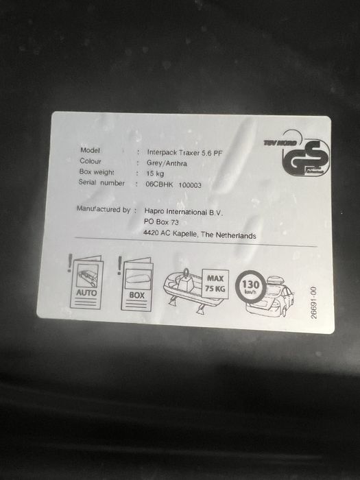 Box dachowy Interpack Traxer 5.6 PF