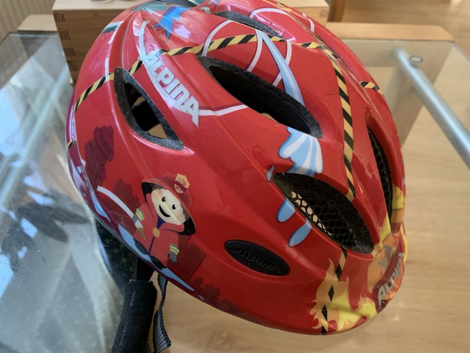 Kask rowerowy Alpina gamma , strażacki, rozmiar: 51-56