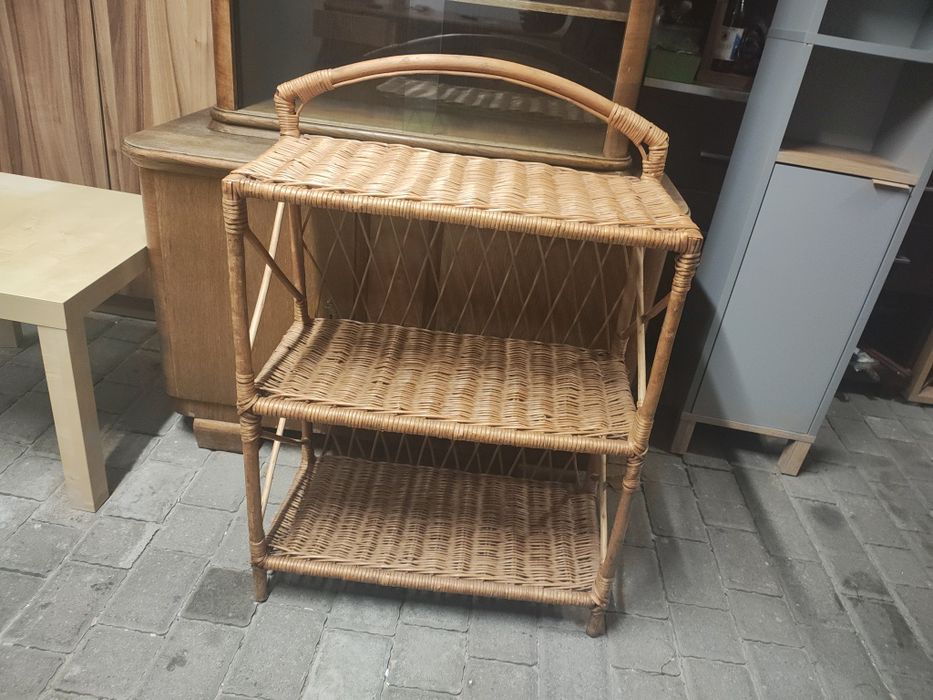 Regał rattanowy 3 półki