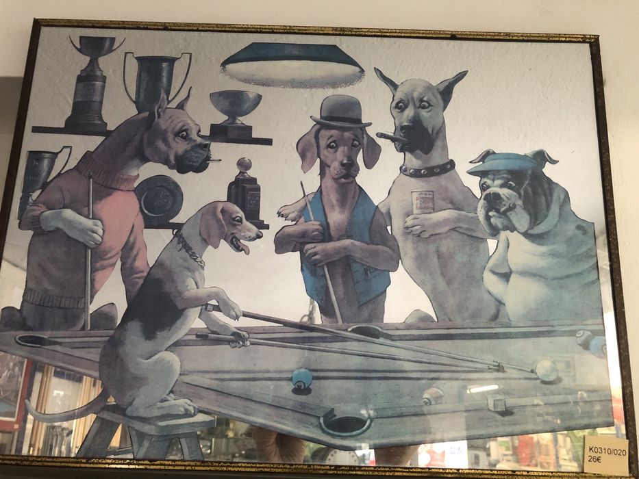 Vendo quadros alusivos a bilhar