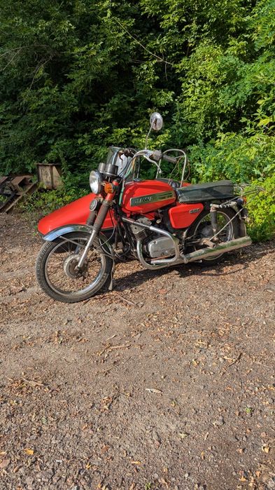 Jawa 634 350 1981 з коляскою velorex ява