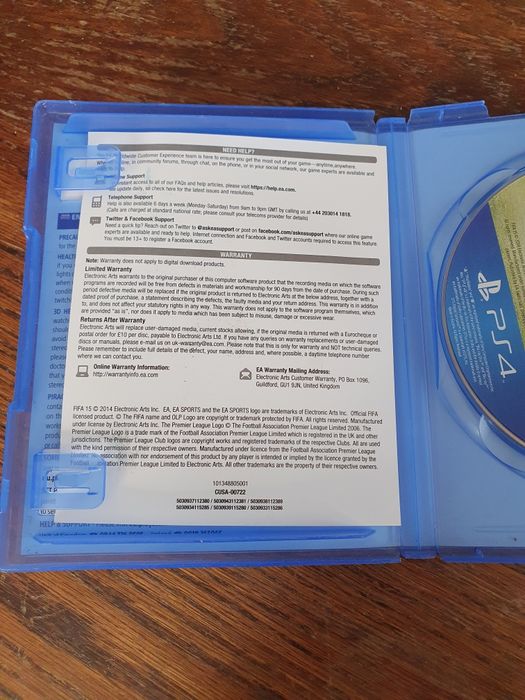 Gra FIFA 15 na PS4