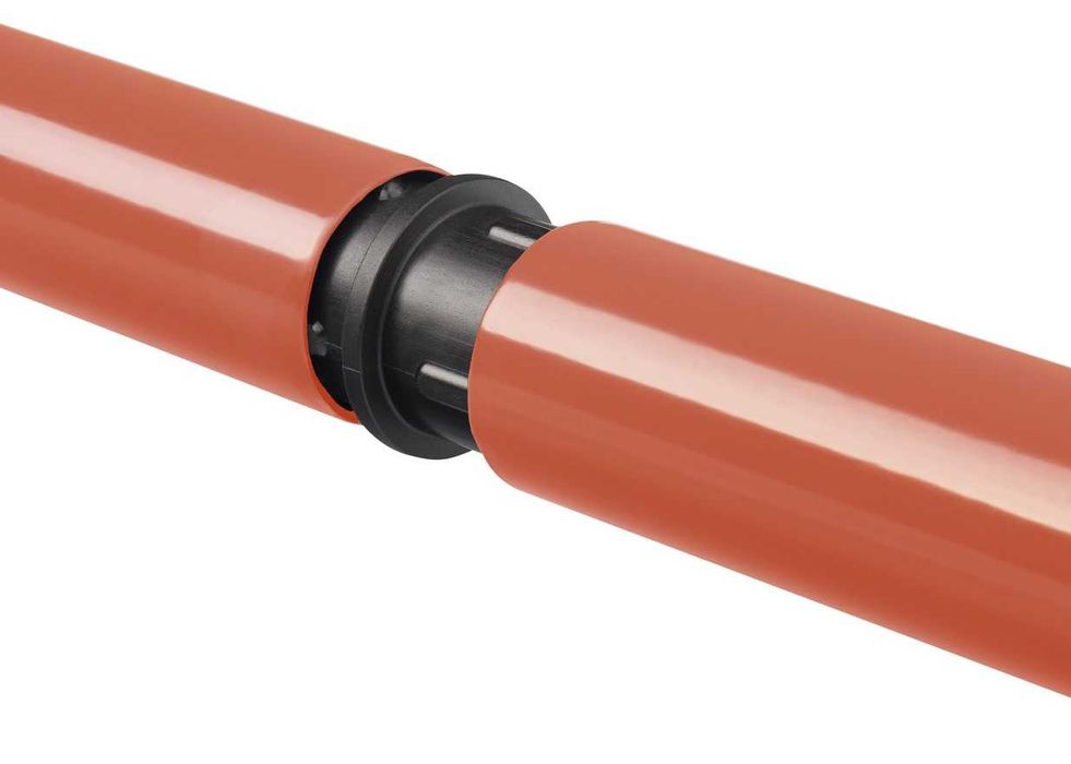 Łącznik rur do systemu ochrony rurowej