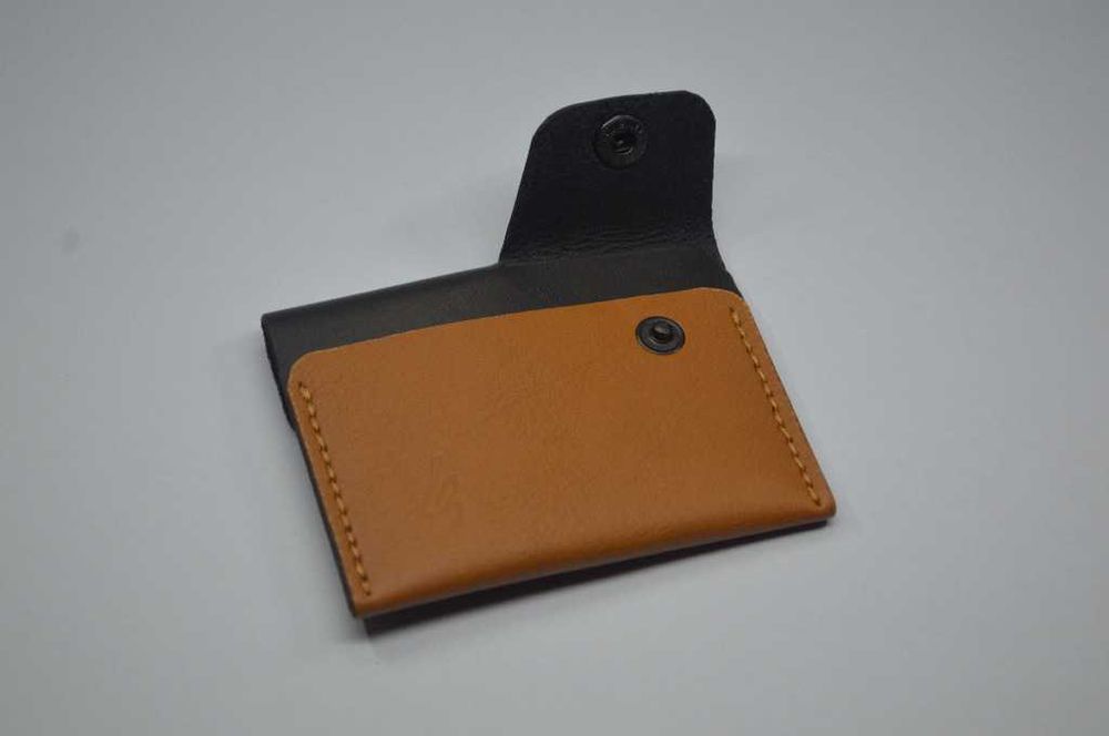 Portfel/Card Holder ze skóry naturalnej