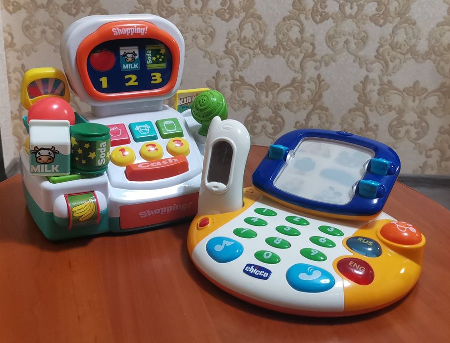 Дитячий ігровий набір – музичний касовий апарат та  відеотелефон