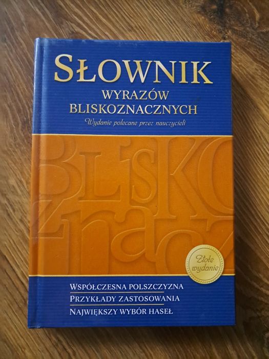 Książka słownik wyrazów bliskoznacznych