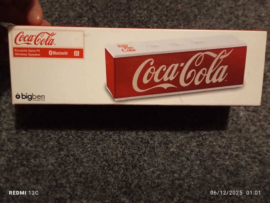 Coluna de som Coca-Cola Bluetooth Bigben