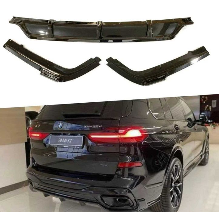 Дифузор BMW X7 G07  Стиль Paradigma спойлер губа сплиттер сплiтер