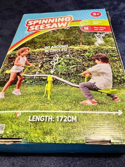 Huśtawka ogrodowa 2w1 huśtawka + karuzela 360 NOWA Dla dzieci