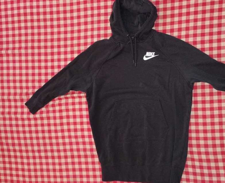 Bluza damska Nike z kapturem bawełna czarna rozmiar S / M