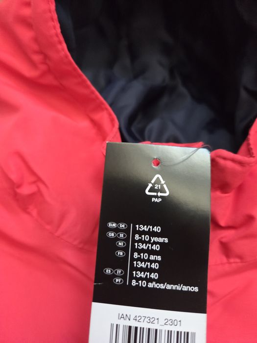 Crivit 134/140 лижний термо комплект на дівчинку комбінезон зимовий