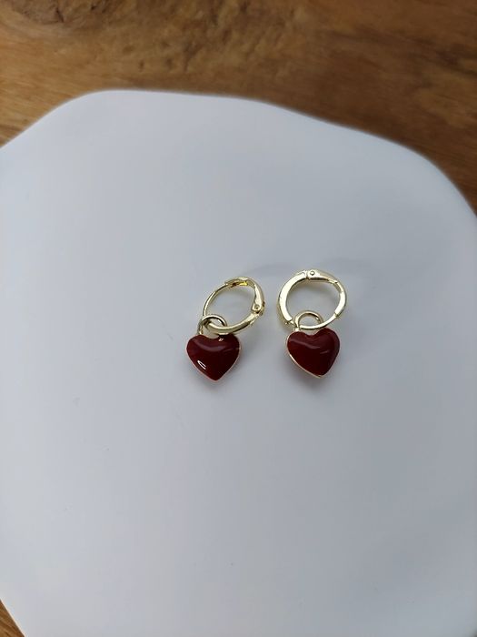 Сережки "Сердечки"
