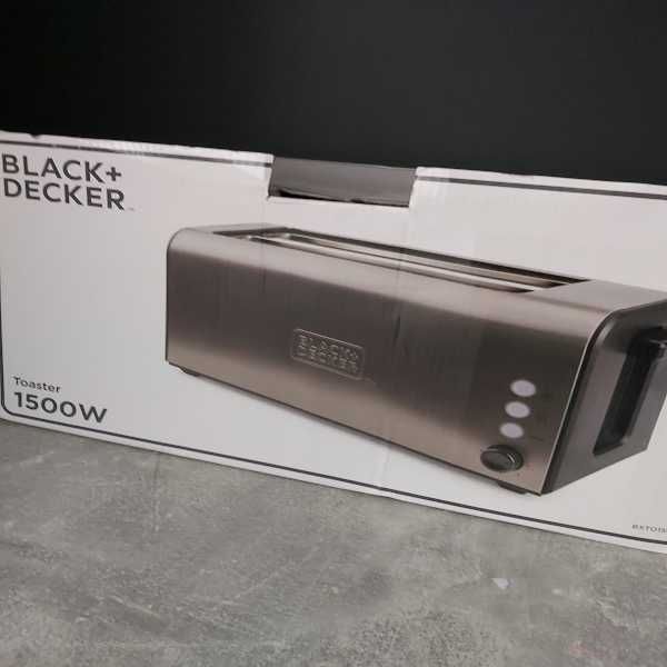 Toster Black&Decker BXTO1500E beżowy/brązowy