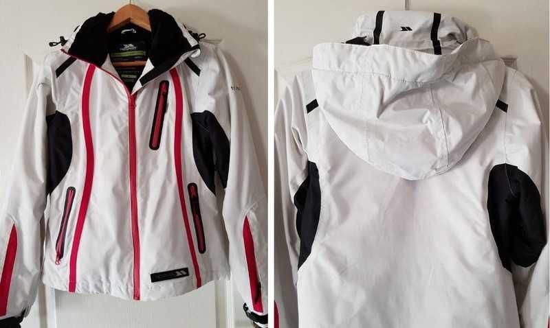 kurtka narciarska puchowa membrana futro naturalne narciarska Scott