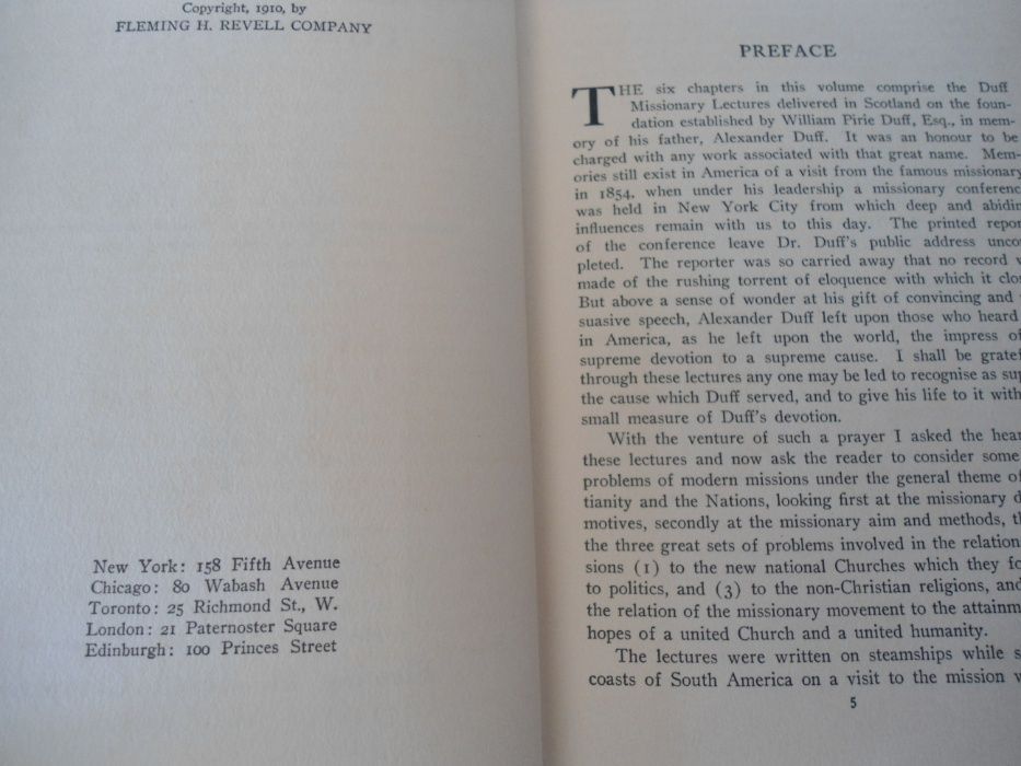 Christianity and the Nations por Speer (1910)