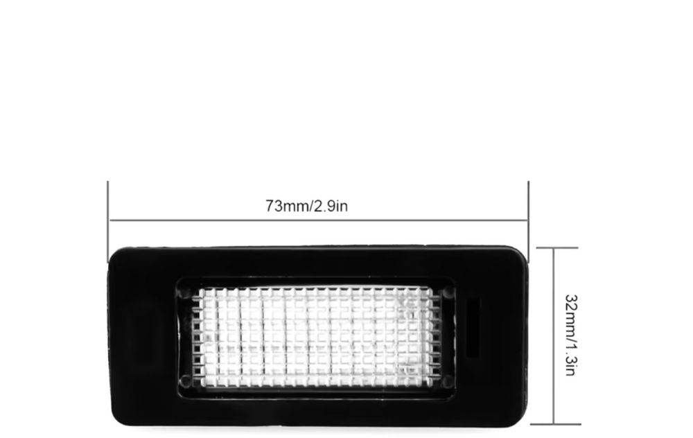 Подсветка номера BMW E39 Е60 E90 Е91 Е92 E61 E70 E71 освітлення мото
