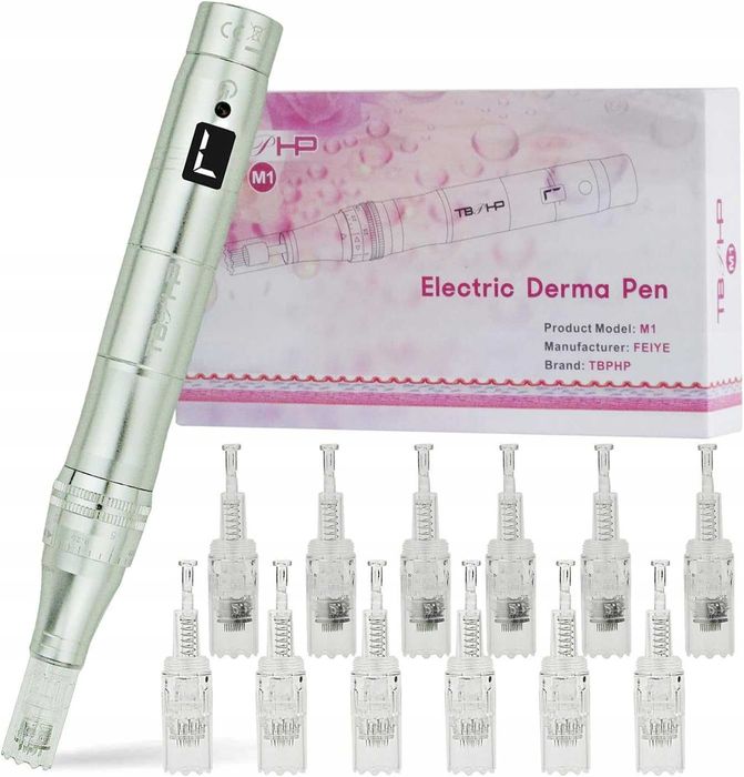 Dermapen TBPHP M1 z LCD mezoterapia + 10 igieł
