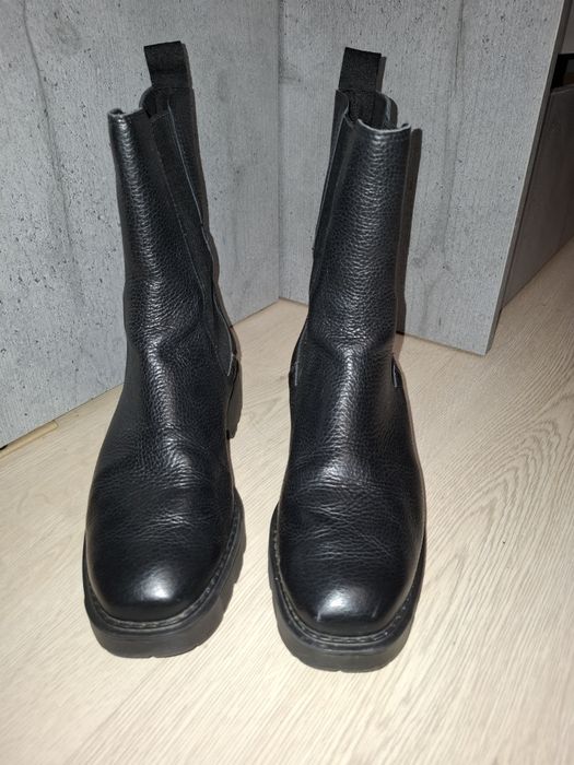 Czarne sztyblety Ryłko