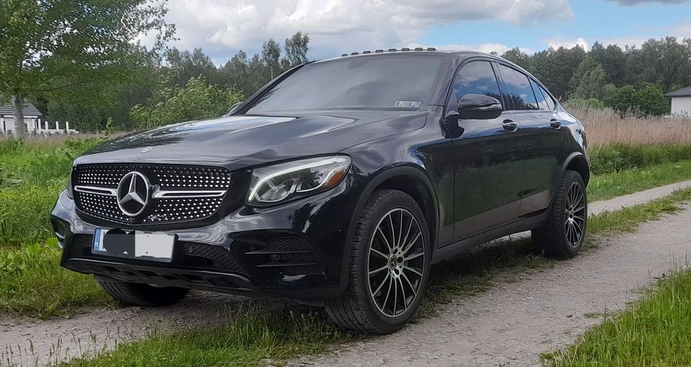 Mercedes-Benz GLC Mercedes GLC Coupe 2019r. 2.0l,kamery 360, 4x4, szyberdach.