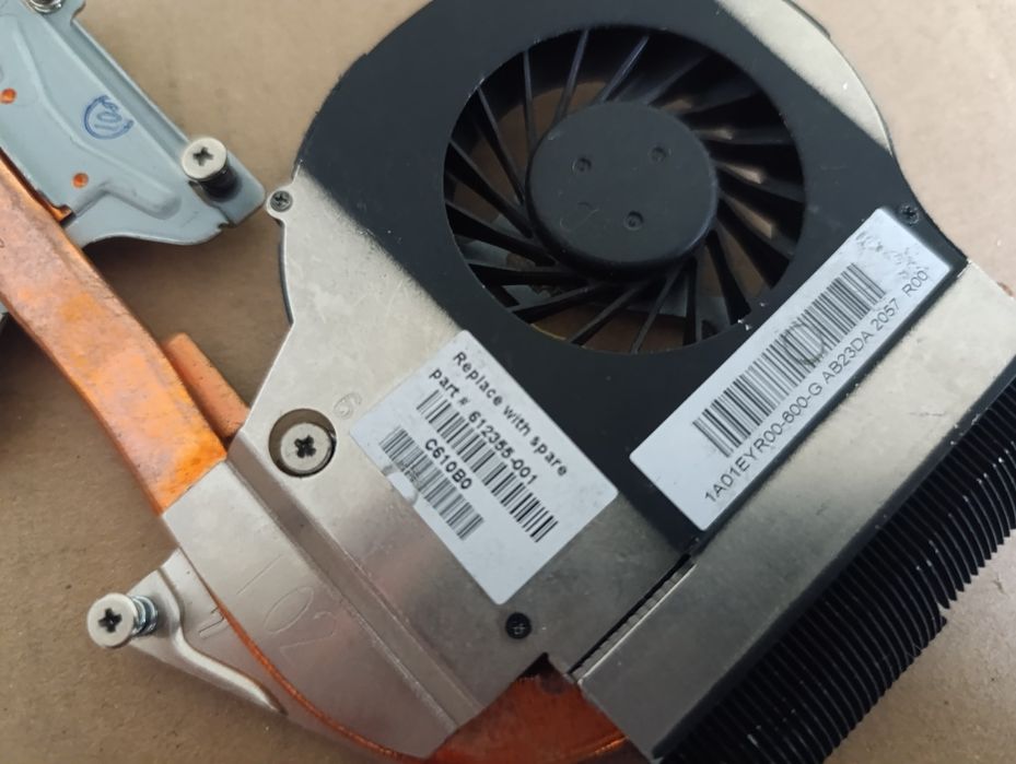 Ventoinha com dissipador de calor para portátil HP64584418007809122