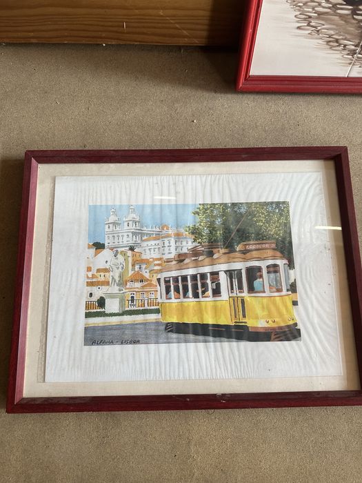 Quadro antigo do eletrico 28