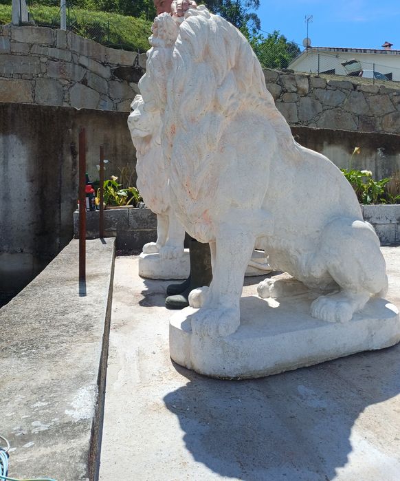 Estatua de leão magnifica