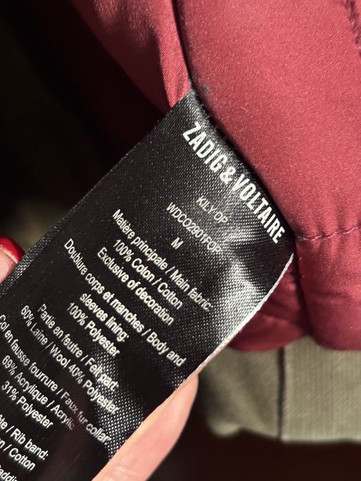 Parka zadig voltaire M/L kurtka zimowa