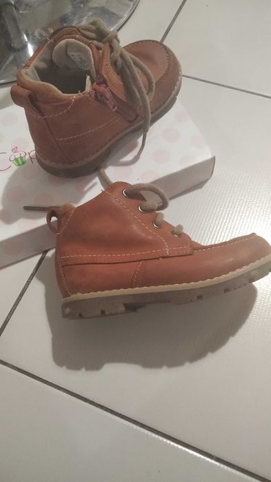 Buciki dla chłopca Clarks 22,5 Skora