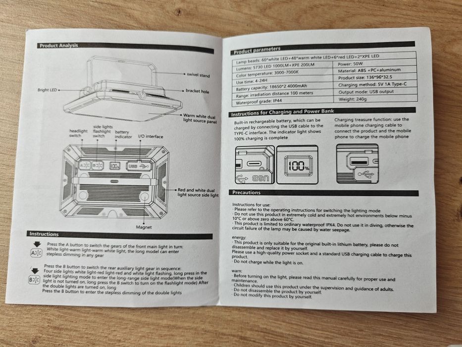 Світлодіодний ліхтар