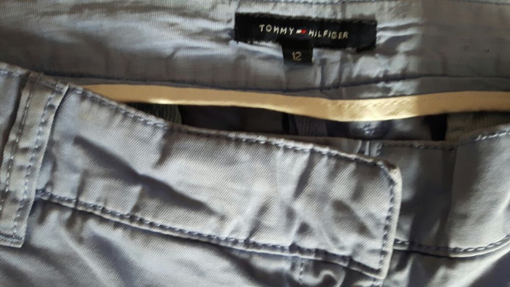 Spodnie nowe Tommy Hilfiger  wrzosowe, r. L