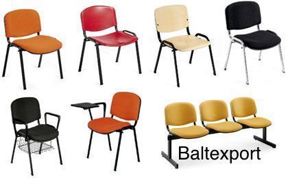 Cadeira formação palmatória Drt|Esq. Revest.Tecido Pele Sintetica Nova