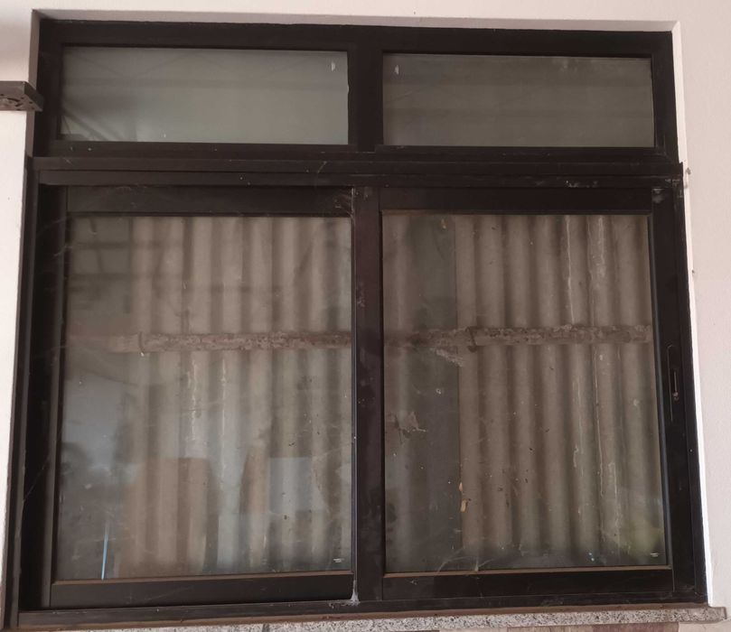 Janelas de alumínio de correr - Vidro DUPLO
