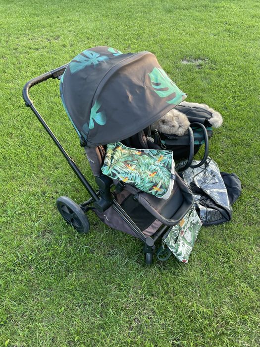 Wózek Cybex Priam 2.0 Platinum Birds of Paradise 2w1