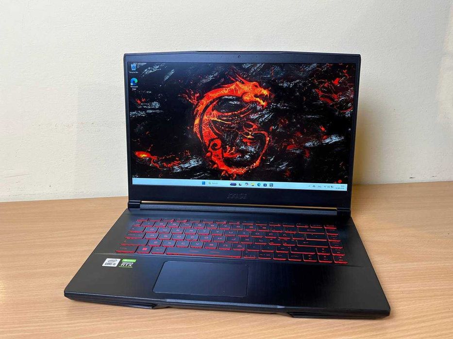 MSI GF63 Thin 10UC 15,6 144Hz intel core i5-10500H RTX3050 16DDR4/SSD512GB АКБ знос 5% Ігровий ноутбук/katana/cyborg/leopard/