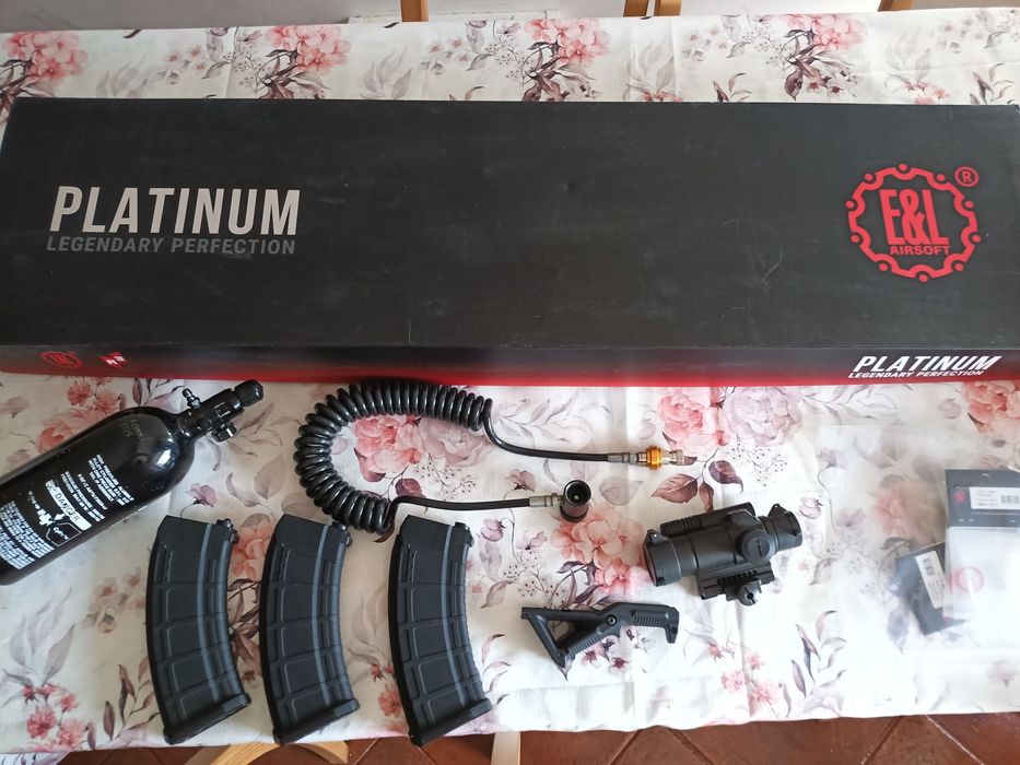 Réplica de Airsoft E&L G-190 GBBR dual power(CO2 ou HPA)