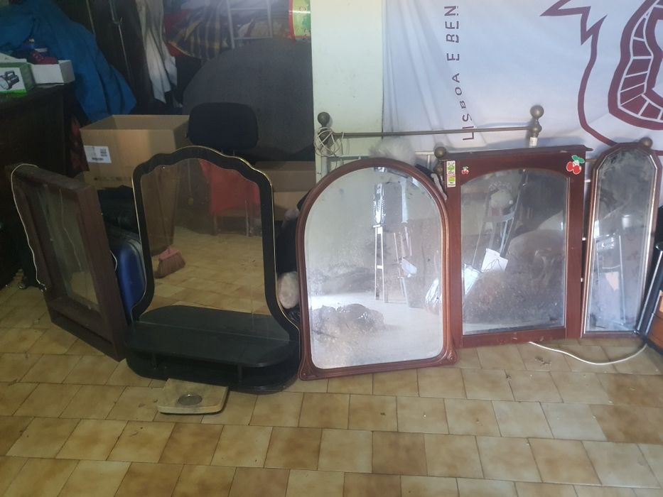 Espelhos vendo todos ou unidade preços varatos para desocupar e despac