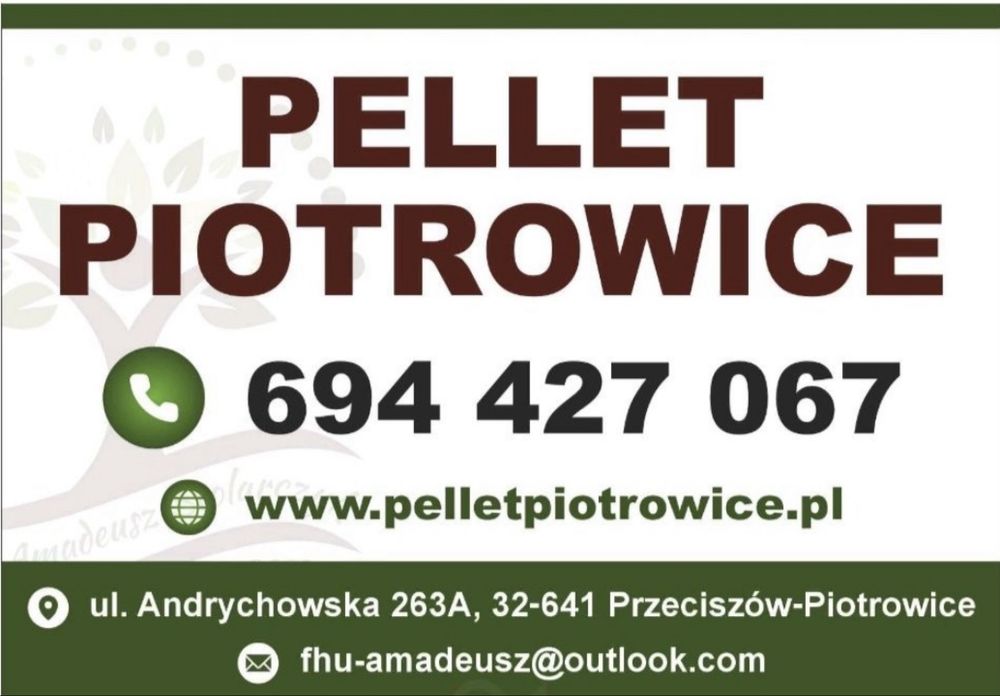 Pellet opałowy A1  fi 6/8/10 mm Polanka Wielka