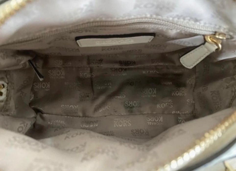 Michael Kors Mala HandBag Branca em Couro Ref.435452