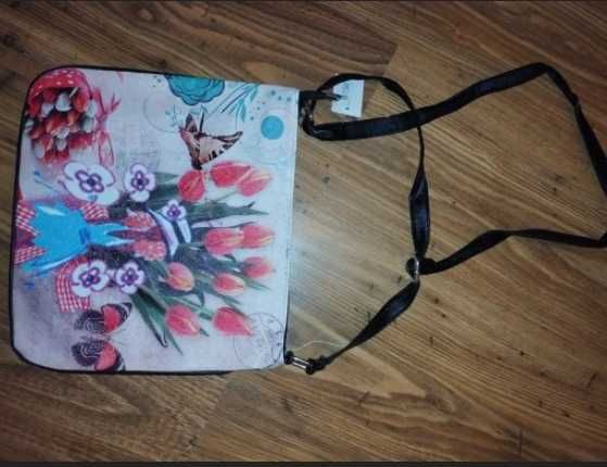 Torebka damska listonoszka kolorowa