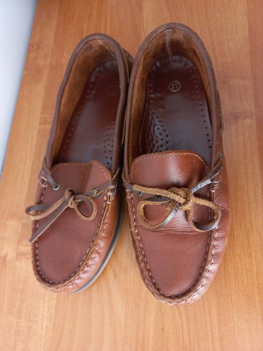 r.37 mokasyny, buty skórzane