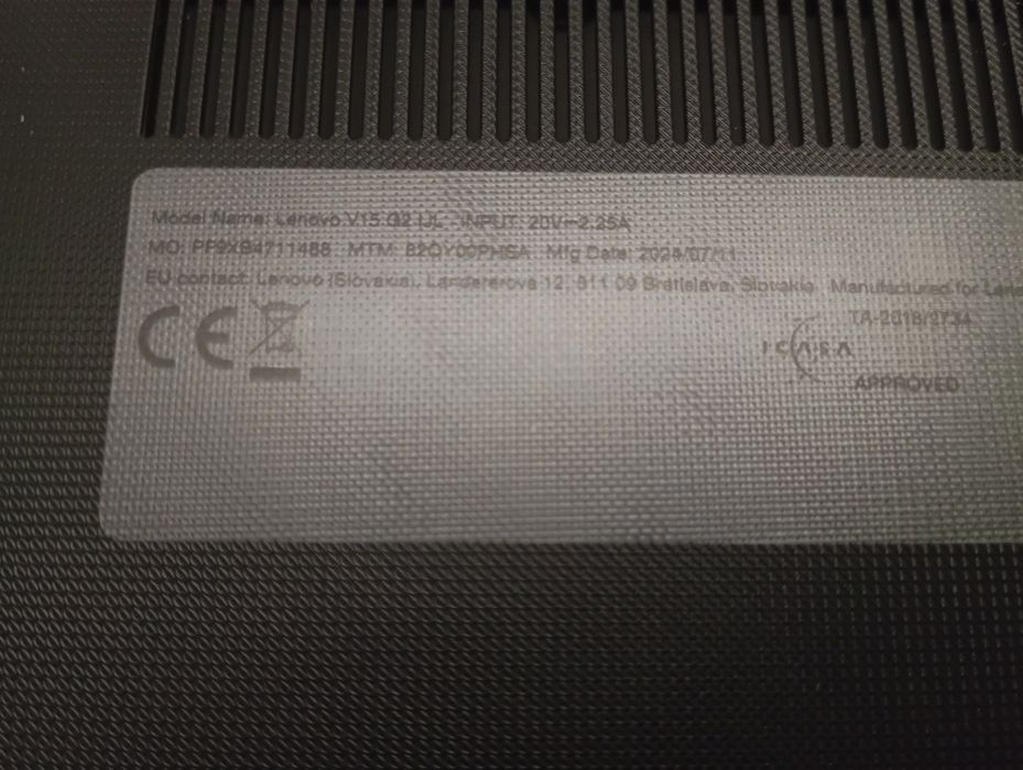 Нотубук Lenovo V15 G2 (В ідеальному стані, користувались 6 міс)
