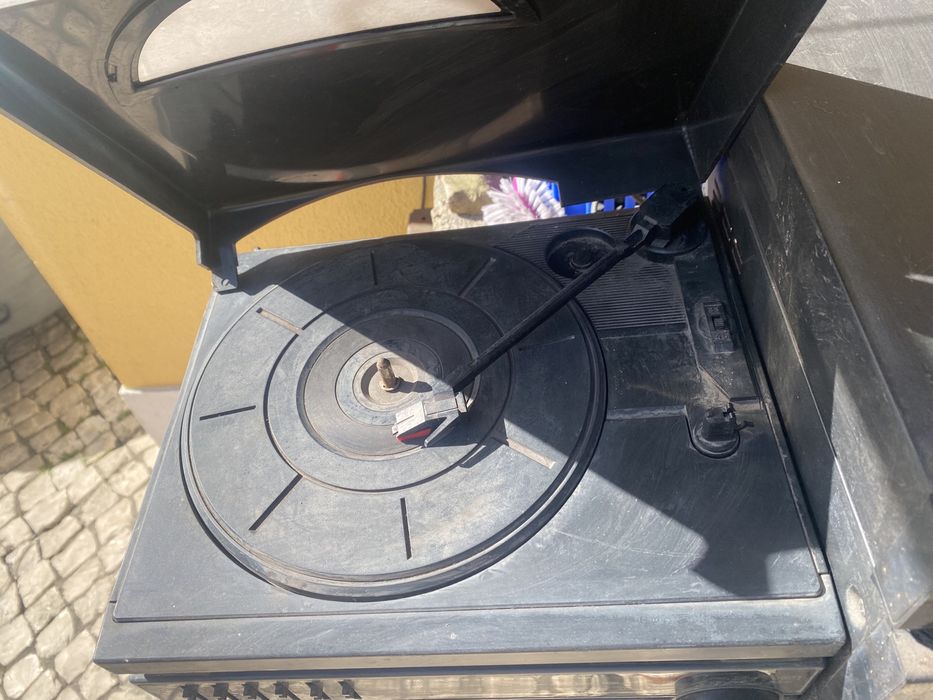 Aparelhagem Starlux e Pioneer Kit completo gira discos e stereo casset