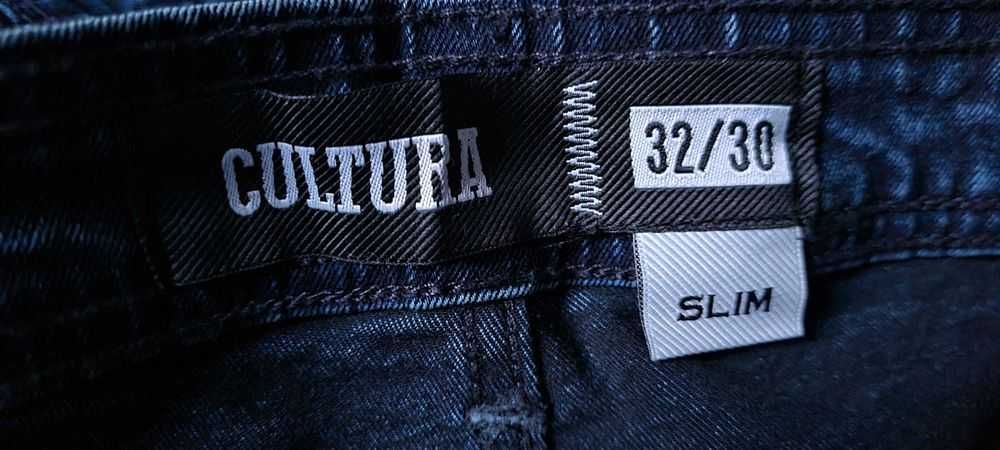 Nowe spodnie dżinsy 32/30, pas 81 cm, dł 76 cm, slim stretch z dowozem